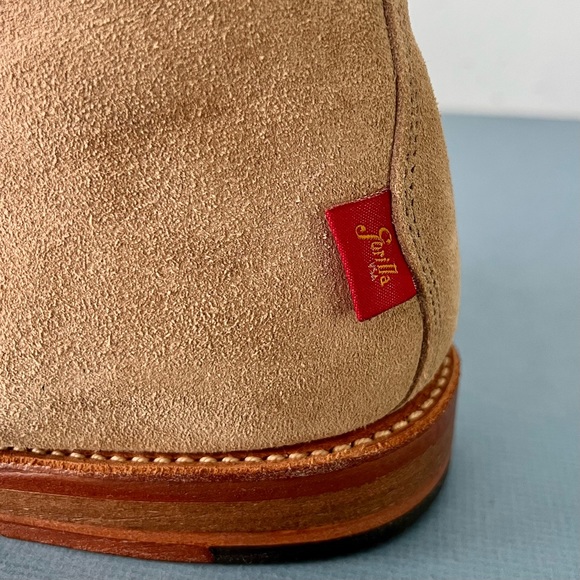 Gorilla USA Union Made Chukka Tan Suede Leather Dress Boots - Picture 9 of 12